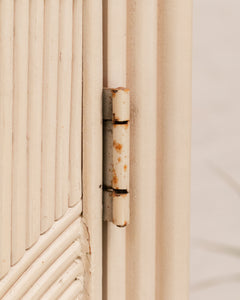 Reeded Post Modern Cabinet