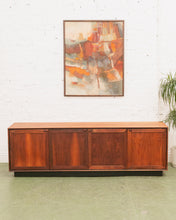 Load image into Gallery viewer, Exotic Wood Walnut Vintage Credenza
