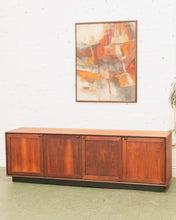 Load image into Gallery viewer, Exotic Wood Walnut Vintage Credenza
