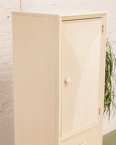 Reeded Post Modern Cabinet