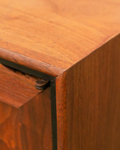 Exotic Wood Walnut Vintage Credenza