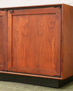 Exotic Wood Walnut Vintage Credenza