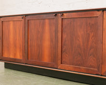 Load image into Gallery viewer, Exotic Wood Walnut Vintage Credenza
