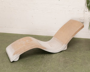 Fiberglass Curved Lounge Chair