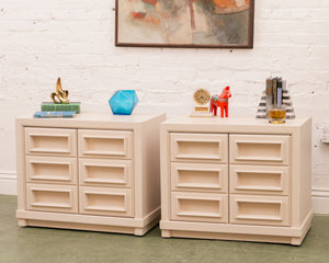 Pair of Vintage Nightstands in Sand