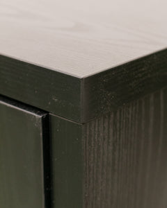 Brutalist Black Credenza