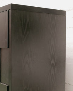 Brutalist Black Credenza
