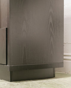 Brutalist Black Credenza