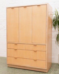 Drexel Blonde Highboy Dresser