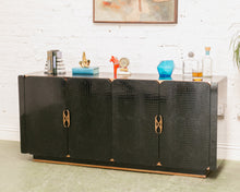 Load image into Gallery viewer, Faux Snakeskin Glam Credenza
