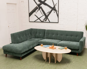 Las Palmas Sectional in Dark Teal