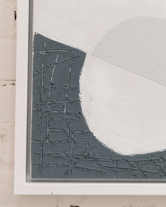 Textured Blue Modern Art Abstract