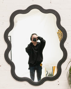 Black Wiggly Mirror