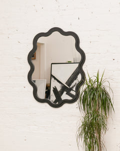 Black Wiggly Mirror