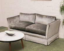 Load image into Gallery viewer, Vintage Silver Loveseat
