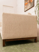 Load image into Gallery viewer, Sleek Oatmeal Mid Century Style Sofa

