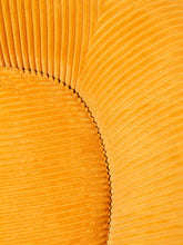 Load image into Gallery viewer, Mustard Corduroy Chair/Ottoman
