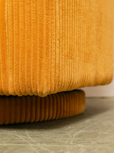 Mustard Corduroy Chair/Ottoman
