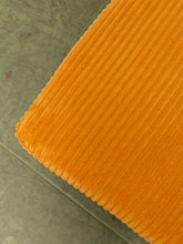 Load image into Gallery viewer, Mustard Corduroy Chair/Ottoman
