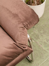 Load image into Gallery viewer, Brown Chrome Chair
