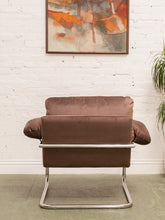 Load image into Gallery viewer, Brown Chrome Chair
