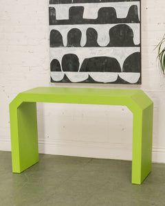 Apple Green Entry Table