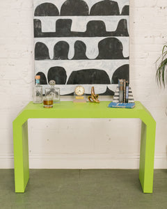 Apple Green Entry Table