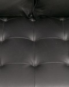 Black Leather Loveseat