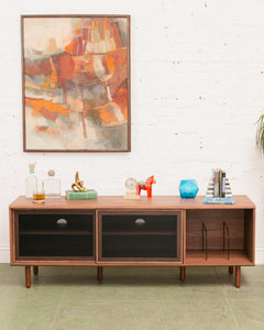 Edmund LP Record Storage Credenza