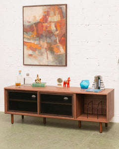 Edmund LP Record Storage Credenza