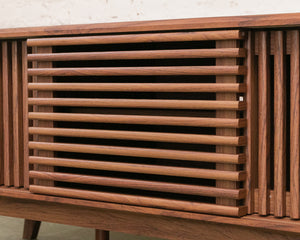 Axel Slat Credenza Media Stand