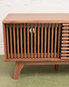 Axel Slat Credenza Media Stand