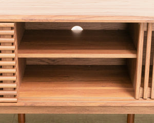 Axel Slat Credenza Media Stand