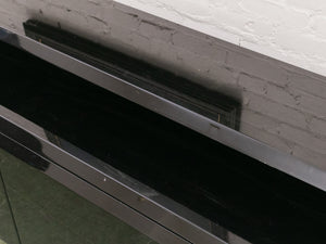 Black Vintage Long Credenza