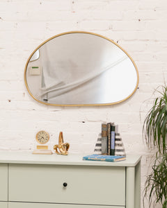 Oblong Organic Shape Mirror