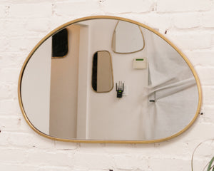 Oblong Organic Shape Mirror