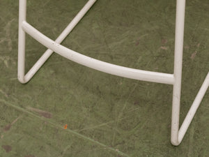 Steelcase Pink and White Bar Stools