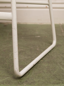 Steelcase Pink and White Bar Stools