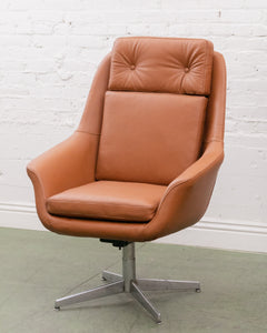 Swedish Leather Chair