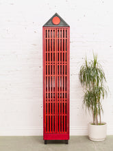 Load image into Gallery viewer, Memphis Style Post Modern Cabinet in Red
