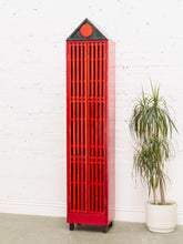 Load image into Gallery viewer, Memphis Style Post Modern Cabinet in Red
