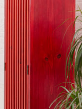 Load image into Gallery viewer, Memphis Style Post Modern Cabinet in Red
