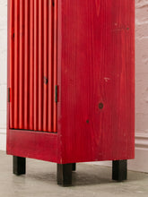 Load image into Gallery viewer, Memphis Style Post Modern Cabinet in Red
