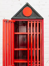 Load image into Gallery viewer, Memphis Style Post Modern Cabinet in Red
