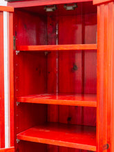Load image into Gallery viewer, Memphis Style Post Modern Cabinet in Red
