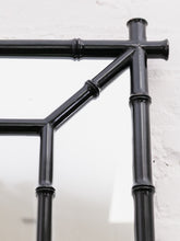 Load image into Gallery viewer, 1970’s Black Bamboo Mirror
