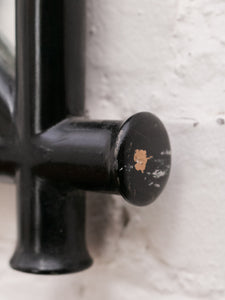 1970’s Black Bamboo Mirror