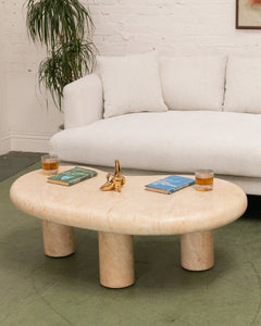 Concrete Boomerang Coffee Table