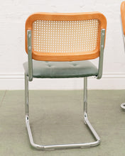 Load image into Gallery viewer, Green Rattan Chair
