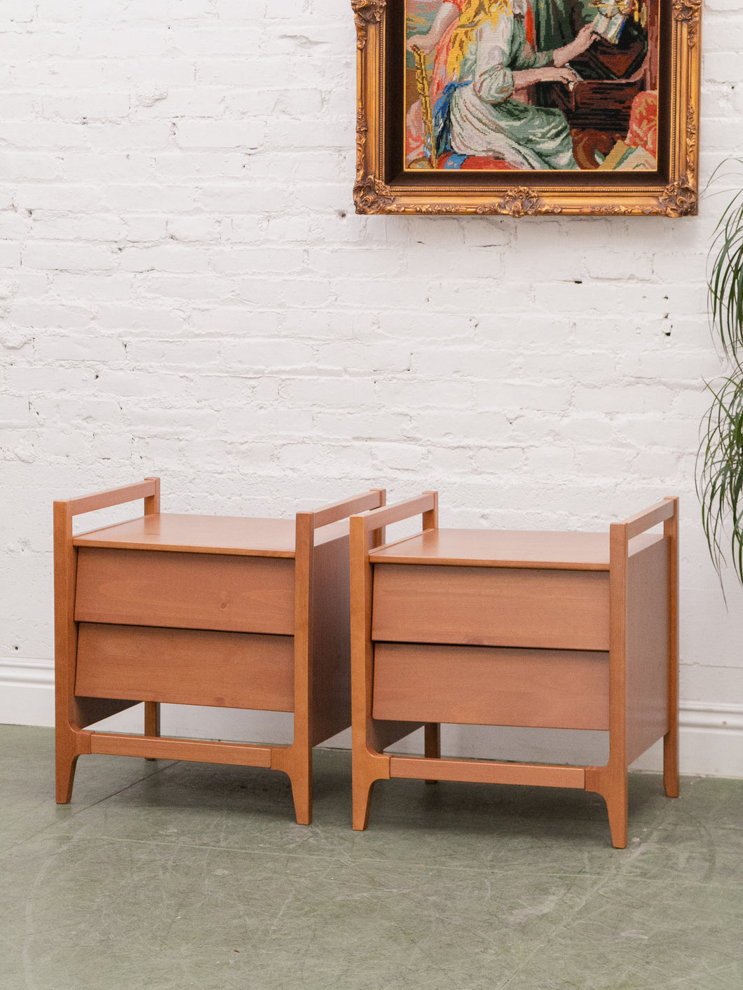 Louvered Drawer Nightstands